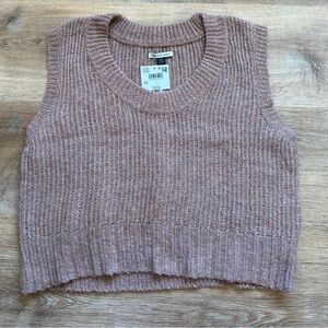 NEW American Eagle Outfitters Knit Tank Top in Dusty Rose